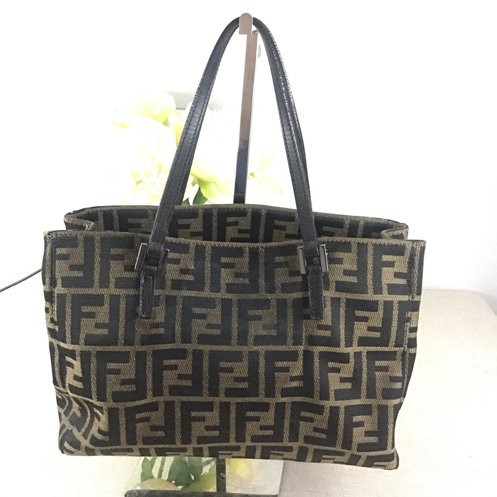 🛍FENDI Brown Tobacco Zucca Canvas